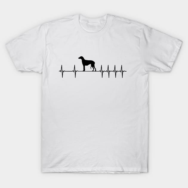 Scottish Deerhound Dog T-Shirt by Dirty Custard Designs 